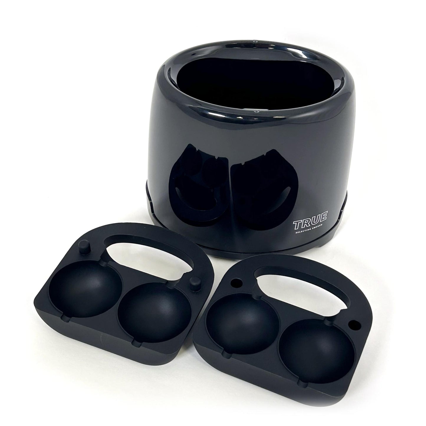 Form för kristallklar is- 2 x boll