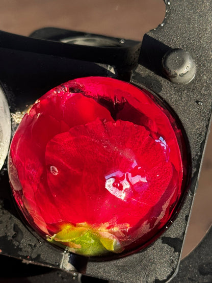 Form för kristallklar is- 2 x boll