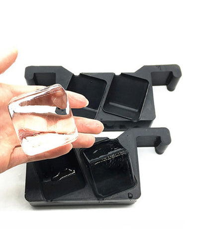 Form för kristallklar is-2 x kub